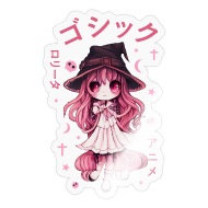 Free Anime Cartoon Cute Reading Book Girl Witch Decorative Ele PNG  Transparent Image PNG & PSD image download - Lovepik